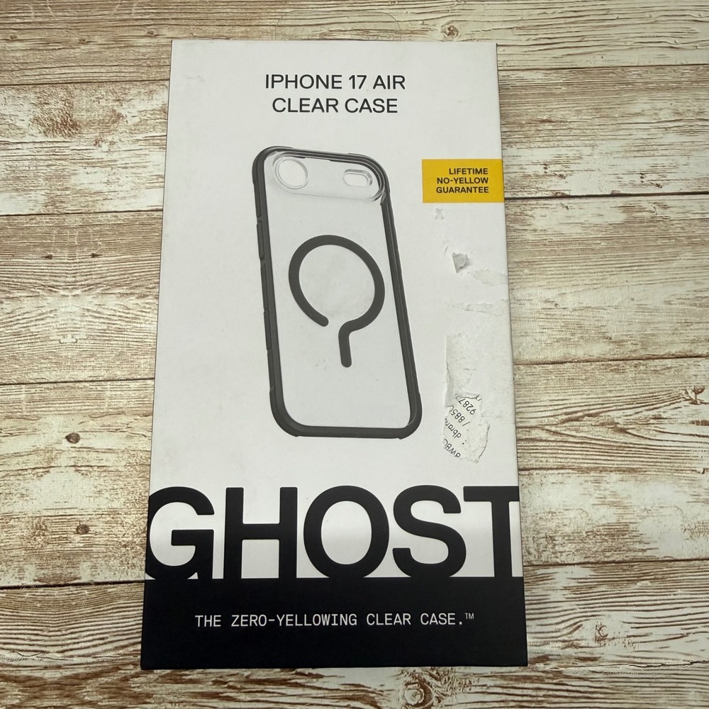 Ghost  iPhone 17 Air Clear Case Zero Yellowing Magnetic MagSafe Open Box